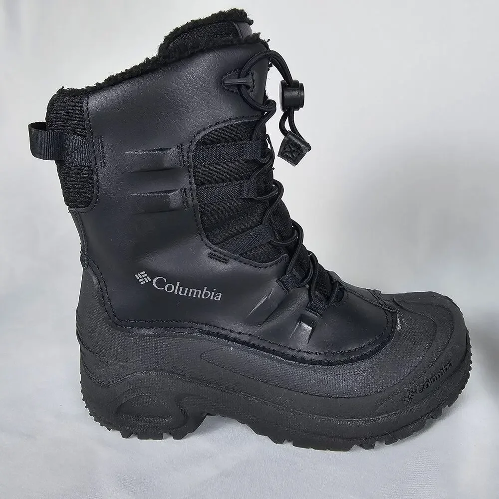 Columbia Bugaboot Celsius Kids Boots Size 5, 1945701010 Black